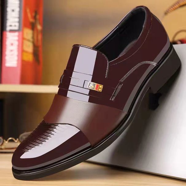 Euro Step 【100% Genuine Leather】Special Offer Clearance Discontinued Men's Leather Business Casual Soft Sole Non-Slip Shoes_vogvips.com