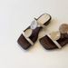 Women's Sheepskin Square Toe Open Toe Sandals Retro Bohemian Style Flat Slippers New Style_vogvips.com