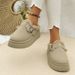 Women's Shoes Large Size Thick Soled Slippers For Women Winter New Retro Cotton Shoes Snow Boots For Women_vogvips.com