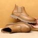 European Warm Series Brogue Martin High Top Yellow British Workwear Genuine Slip-On Mid-Top Short Boots Men's Leather Shoes_vogvips.com