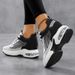 Spring And Autumn New Casual Fly Woven Breathable Thick Soled Sports Anti Slip Comfortable Inner Height Increase Women's 51F_vogvips.com