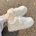 ShoeVault Cute White Sneakers For Women 2025 Autumn New Style Student Chic Thick Sole Board Shoes Korean Version Casual_vogvips.com