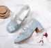 Women’s Shoes Horse Faced Skirt Embroidered Shoes Fashionable High Heeled Hanfu Shoes For Women Temperament Versatile Mary Jane Cheongsam Dance Shoes_vogvips.com