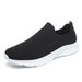 Cross-border Men's Fly-knit Running Shoes, Spring/summer Low-top Slip-on Mesh Lightweight Breathable Casual Walking_vogvips.com