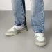 Men's Casual Formal Sneakers Lace Up Skateboard Plaid And Stylish Sports Shoes_vogvips.com