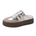 Half Slippers For Women For Outdoor Wear New Style Super Hot Thick Soled Closed Toe Slippers Lazy One Step Shoes Half Slip Women's Shoes_vogvips.com