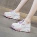 Leather Breathable Dad Shoes Women Can Use As Slippers To Increase The Height Casual Sports Shoes Platform Sandals_vogvips.com