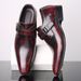 TerraStride 2025 New Spring Business Casual Formal Square Toe Leather Large Size Men's Shoes_vogvips.com