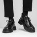 Suitable For All Seasons 2025 Autumn New British Style Black Casual Leather Men's Business Formal Large Toe Trendy Shoes_vogvips.com