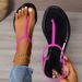 and Summer New Toe-Clip Beach Vacation Casual Hot-Selling Soft Flat_vogvips.com