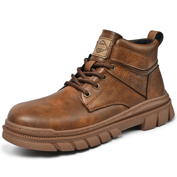 European Warm Series Martin 2025 Autumn Winter New Men's Chinese Style Casual Work Genuine Leather Thick Sole Non-Slip British Boots_vogvips.com