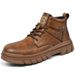 European Warm Series Martin 2025 Autumn Winter New Men's Chinese Style Casual Work Genuine Leather Thick Sole Non-Slip British Boots_vogvips.com