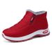 Cross-Border Dropshipping Fleece-Lined Thickened Cotton Soft Sole Comfortable Non-Tiring Snow Boots Cold-Proof Warm_vogvips.com