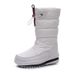 1178225343@qq.com New Winter Shoes Cross-Border Women's Comfortable Warm Mid-Calf Cotton With Fleece Non-Slip Waterproof Snow Boots_vogvips.com