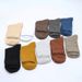10 Pair Women's Bamboo Fiber Harajuku Retro Solid Color Casual Ladies Set Black Korean Style White Socks Wholesale_vogvips.com