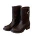 125-3~Chunky Heel French Retro Western Cowboy Ankle Boots For Women, New Fall 2026 Collection_vogvips.com