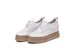 2025 Spring Genuine Leather Thick Sole Lace-up Casual Women's Shoes Dropshipping 1720 Platform Height Increasing_vogvips.com