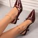 2026 Spring New French Pointed Head Bag Head Sandals Women's Thin Heel Belt Buckle Fairy Wind Low Heel Single Shoes Women_vogvips.com