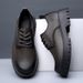 Round Toe Hidden Heel British Style Casual Martin Boots Low Top Breathable Men's Youth Workwear Trendy Korean Version_vogvips.com