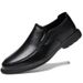 Leather Shoes Men's Casual Shoes Dress Flat-bottomed Sneakers_vogvips.com