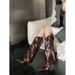 2026 Fall/Winter New Style Pointed Toe Stiletto High Heel Slimming French Fashion Sexy Gorgeous Women's Mesh Long Boots_vogvips.com