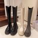 Long Thick Sole 7cm Winter New 2024 Square Toe Back Zipper High Over-the-Knee Women's Boots_vogvips.com