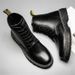 Cuir Martin High Top Trend Hommes Bottes NEW Army Bottes Yinglun Wind Noir Imperméable Et Antidérapant_vogvips.com