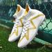 35-47 Unisex Football Shoes High-quality Large Size, High Elastic Socks, Artificial Lawn Long Nail Football Boots, Child Training Football Boots_vogvips.com