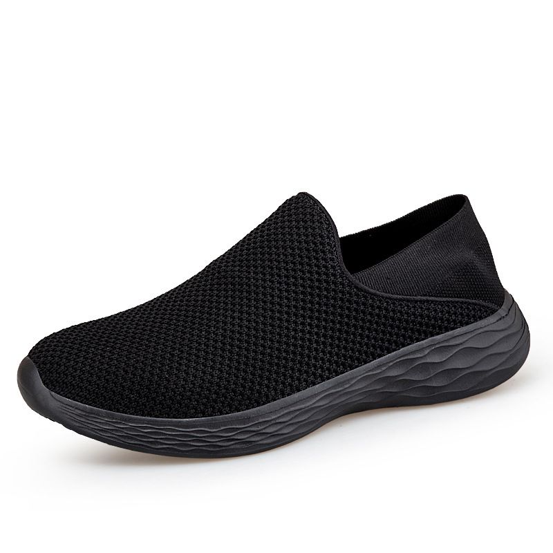 Spring New Women's Middle Aged And Elderly Walking Lightweight Flat Casual Shoes, Comfortable Lazy Shoes E7b Ec8_vogvips.com