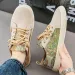 Men's Summer New Student Oil Painting Casual Slip On Cloth Shoes_vogvips.com
