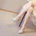 Women S Pointed Stiletto High Heels Single Fashionable And Versatile Temperament Ladies Engagement Bridesmaid Shoes_vogvips.com
