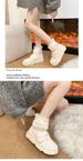 thick-soled Snow Boots, Women's Velvet Martin Short Boots, And Warm Cotton Shoes._vogvips.com