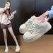 Little White Shoes Female And Female Students Leisure Sports Versatile Board Shoes Street Shooting_vogvips.com