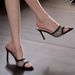 Pointed-toe Sexy Rhinestone High Heels Women's Summer Fashion Mules Mesh Breathable Stiletto Sandals Slingbacks_vogvips.com