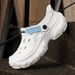 Sandals Men's Summer 2026 New Arrival Fashionable Non-Slip Comfortable Casual Thick-soled Large Size Hole Sandals_vogvips.com