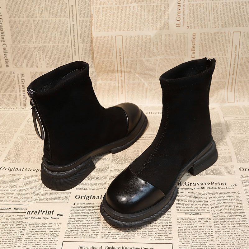 Women's Skinny Ankle Boots Western Style Popular Short Boot For Ladies_vogvips.com