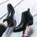 Lace-Free No-Tie Casual Men's New High-Top Slip-On Business Leather Shoes 2025 Popular_vogvips.com