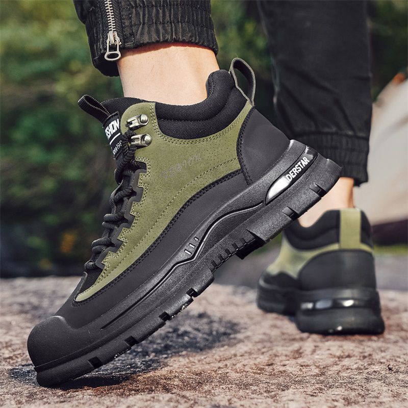 Outdoor Cross-country Mountaineering Running Shock-absorbing Hiking Shoes_vogvips.com