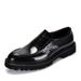 ShoeVault Genuine Glossy Patent Loafers Men Slip-On Breathable Casual Cowhide British Style Lazy Leather Shoes Thick Sole_vogvips.com