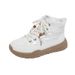 K5205 Snow Boots For Women 2025 New Winter Fleece Lined Thickened High Top Thick Sole Versatile Northeast Warm Cotton_vogvips.com