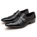 2021 Simple Versatile Trendy Batch New Men's Business Buckle Square Toe Slip-On Leather Shoes For Men_vogvips.com