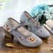High Square Single Thick Heels, Women's Embroidered Cloth Mary Jane Dance Shoes, Ladies Shoes_vogvips.com
