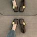 French Hepburn-style British Women's Leather With Square Toe, Vintage Versatile Platform Mary Jane Shoes, Stunning_vogvips.com