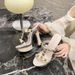 Pointed Toe Summer Fashion New Arrival Loafers Chunky Heel Super High Heel Casual Fashion Slippers Women's Single Shoes_vogvips.com