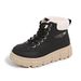 Martin Boots High-top Velvet Female Student Thick-soled Casual Warm Street Shot_vogvips.com