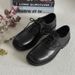 ShoeVault Square Toe Business Derby Height Increasing Winter Fleece Lined British Style Leather Casual Shoes For Men And Women_vogvips.com