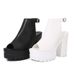 Women's Shoes Summer New High Heeled Thick Heeled Sandals For Women Waterproof Platform Fish Mouth Roman Shoes_vogvips.com