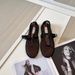 High Version AL Fishnet New Style One-Strap Ballet Full Rhinestone Flat Hollow Mary Jane Shoes For Women_vogvips.com