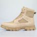 European Warm Series Side Zipper Tactical Anti-Collision Desert Thin Breathable Mid-Top Work Shoes Martin Boots Combat Training Men Summer_vogvips.com