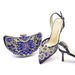 Vintage diamond set stiletto sandals with dinner bag set Fashion design rhinestone evening wear_vogvips.com
